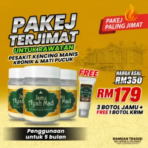 3 Botol Jamu FREE 1 Botol Krim